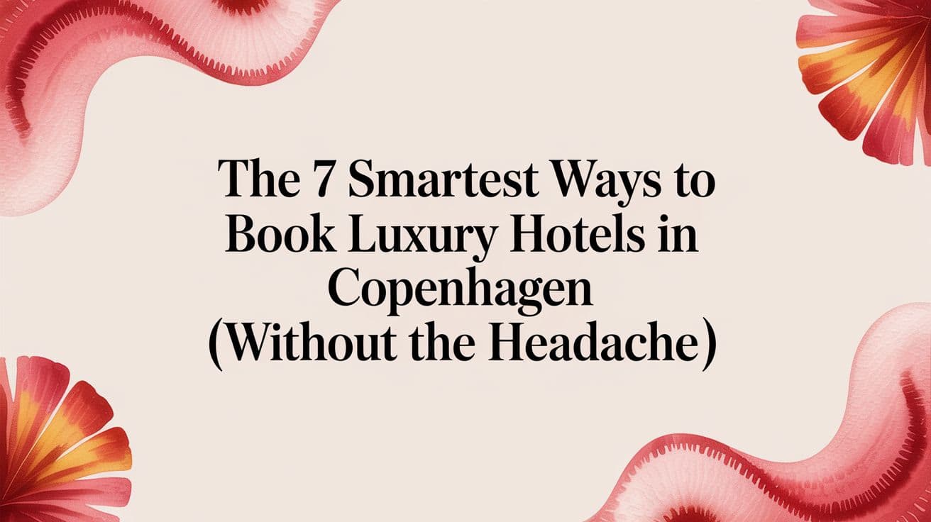 The 7 Smartest Ways to Book Luxury Hotels in Copenhagen (Without the Headache)