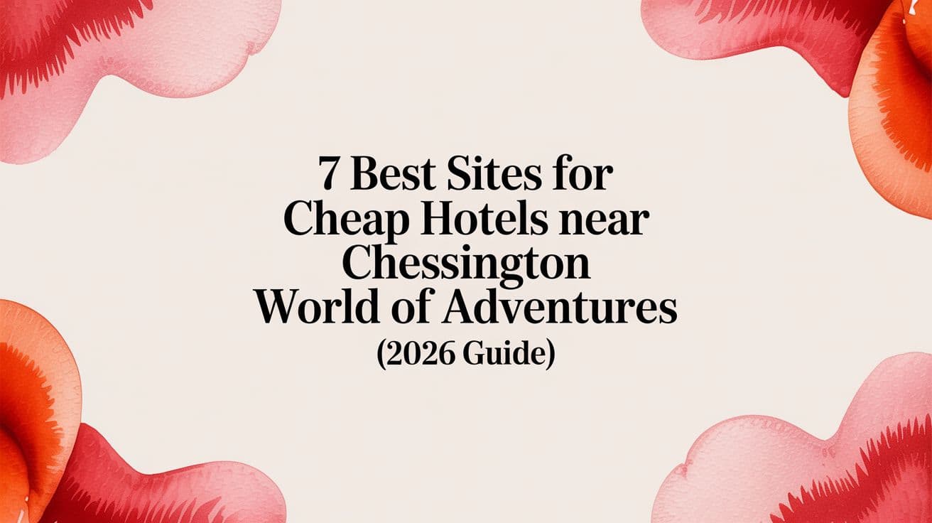 7 Best Sites for Cheap Hotels Near Chessington World of Adventures (2026 Guide)