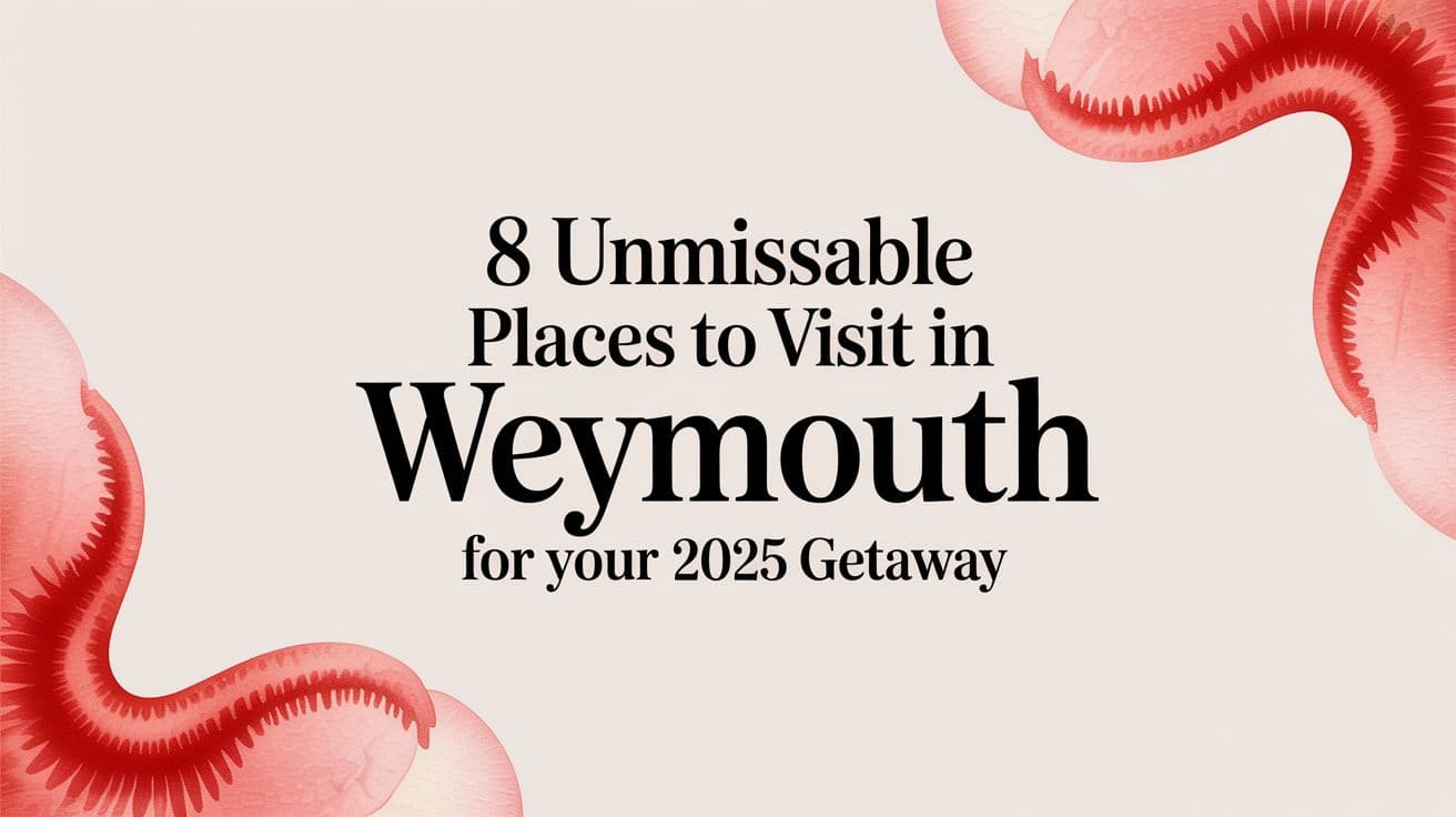 8 Unmissable Places to Visit in Weymouth for Your 2025 Getaway